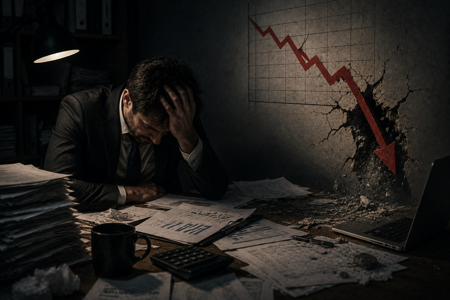 Financial data arrives too late to react